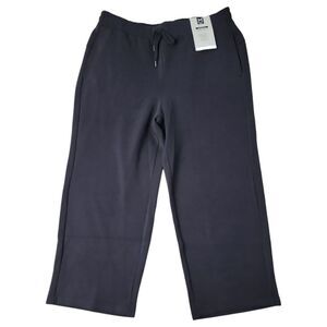 Member's Mark Women's Soft Sandwash Wide Leg Crop Pant - Black